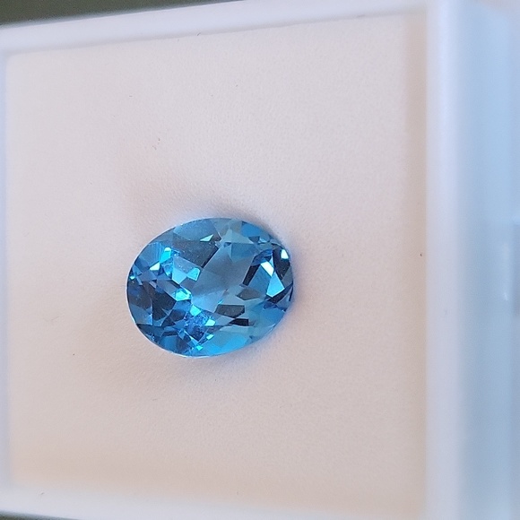 SWISS BLUE TOPAZ LOOSE STONE - Picture 3 of 4